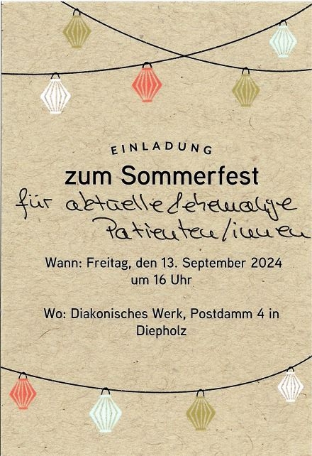 Die Fachstelle für Sucht und Suchtprävention feiert Sommerfest